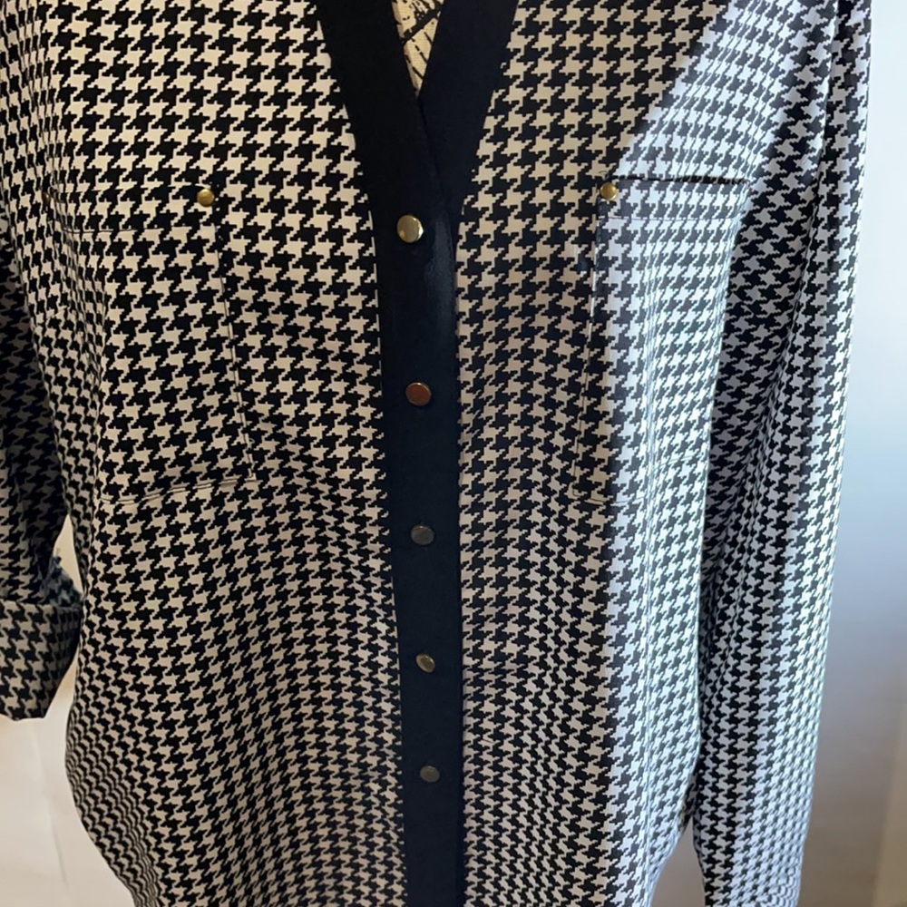 Covington Herringbone Blouse - image 2